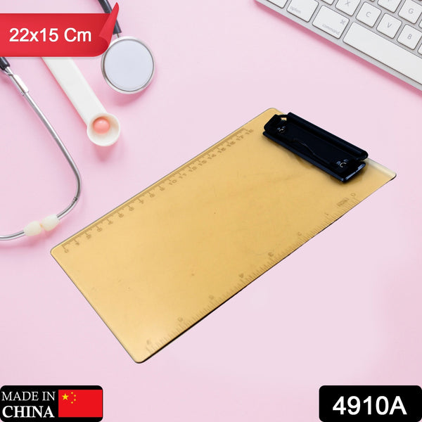 4910a Transparent Plastic Clipboard Pad Professional Clipboard Heavy Duty Clipboard Durable Plastic Clip Board