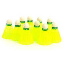 Premium Plastic Badminton Shuttlecock Set (10 Pcs)