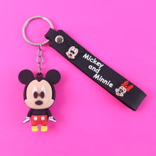 Cute Cartoon Silicone 3d Key Chain With Metal Hook  Strap (Pack Of 1)