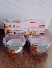 Apex Press N Lock Airtight Food Storage Container Set (2pc450ml) Approx