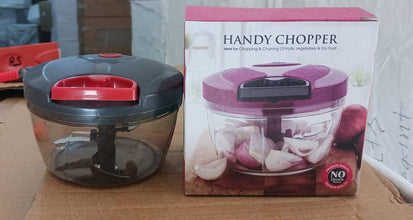 5959 Handy Mini Plastic Vegetable Chopper Cutter Onion Chopper Vegetables For Kitchen Accessories With 3 Blades