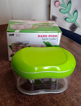 Manual Hand Push Garlic Cutter  Vegetable Chopper (1 Pc)